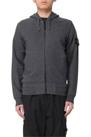 Stone Island Heren, Sweatshirts & Hoodies, Zwart, Maat: 3XL Katoen