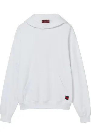 Gucci Heren, Sweatshirts & Hoodies, Wit, Maat: L Katoen