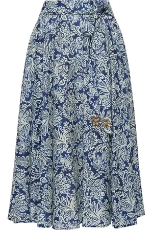 Maliparmi Dames, Rokken, Blauw, Maat: S/M Katoen