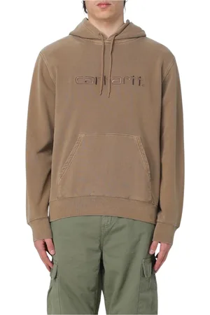Carhartt Heren, Sweatshirts & Hoodies, Bruin, Maat: M Katoen