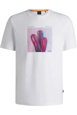 HUGO BOSS Heren, Tops, Wit, Maat: L Katoen