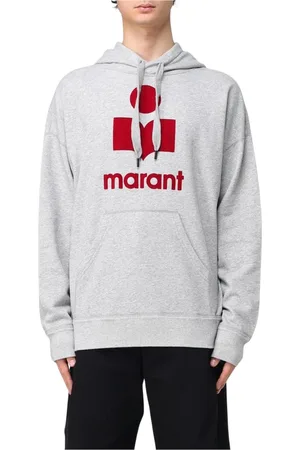 Isabel Marant Heren, Sweatshirts & Hoodies, Grijs, Maat: S Katoen