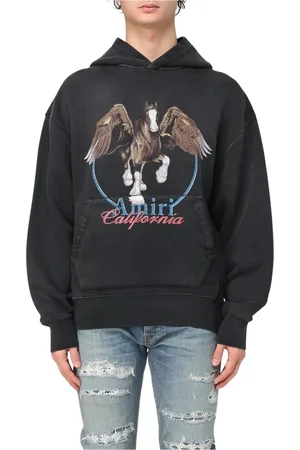AMIRI Heren, Sweatshirts & Hoodies, Zwart, Maat: M Katoen