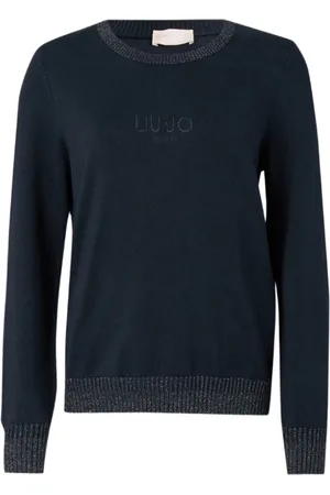 Liu Jo Dames, Truien, Zwart, Maat: 2XS Viscose
