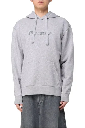 J.W.Anderson Heren, Sweatshirts & Hoodies, Grijs, Maat: S Katoen