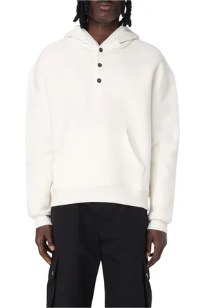 Jacquemus Heren, Sweatshirts & Hoodies, Wit, Maat: M