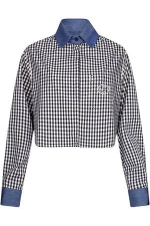 Liu Jo Dames, Blouses & Shirts, Veelkleurig, Maat: S Denim