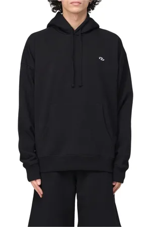 Diesel Heren, Sweatshirts & Hoodies, Zwart, Maat: S Katoen
