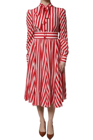 Dolce & Gabbana Dames, Jurken, Rood, Maat: XS Zijde