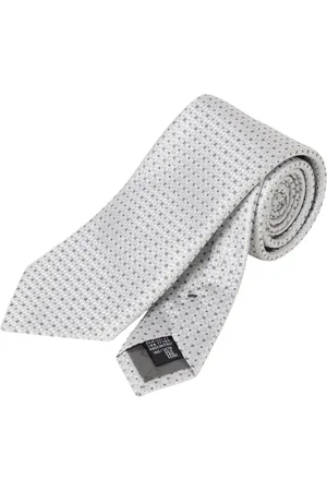 Emporio Armani Heren, Accessoires, Grijs, Maat: ONE Size Zijde
