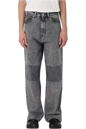 OUR LEGACY Heren, Jeans, Grijs, Maat: W32 Katoen