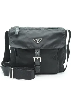 Prada Dames, Pre-owned, Zwart, Maat: ONE Size Nylon