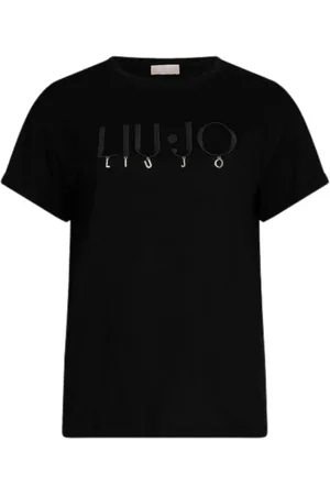 Liu Jo Dames, Tops, Zwart, Maat: XS Katoen