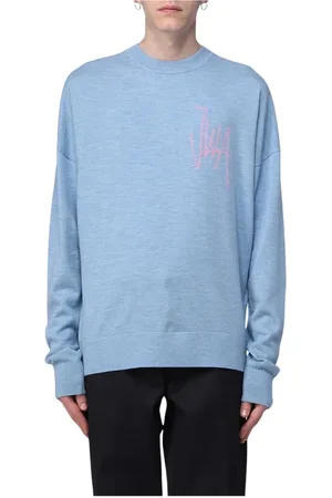 J.W.Anderson Heren, Sweatshirts & Hoodies, Blauw, Maat: S Wol