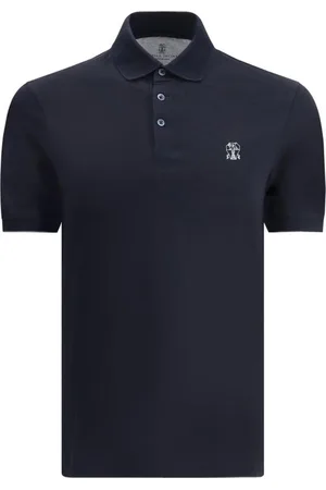 Brunello Cucinelli Heren, Tops, Grijs, Maat: S Katoen