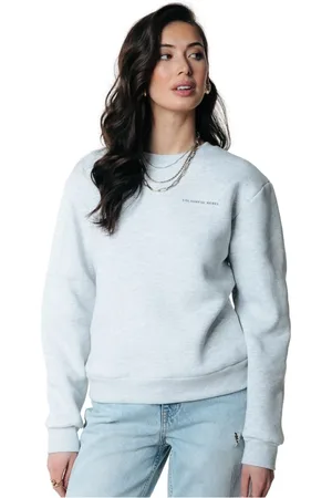 Colourful rebel Dames, Sweatshirts & Hoodies, Grijs, Maat: L Katoen