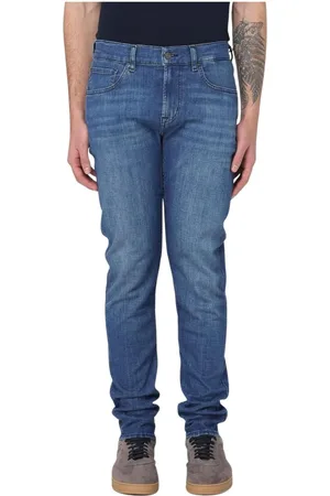 7 for all Mankind Heren, Jeans, Blauw, Maat: W30 Denim