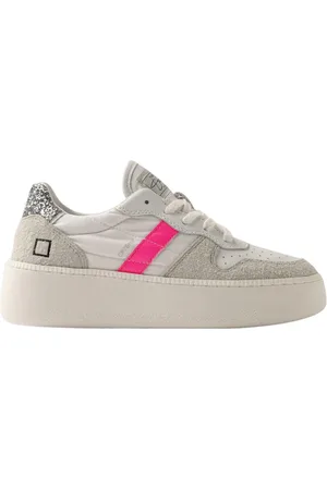 D.A.T.E. Dames, Schoenen, Wit, Maat: 36 EU Katoen