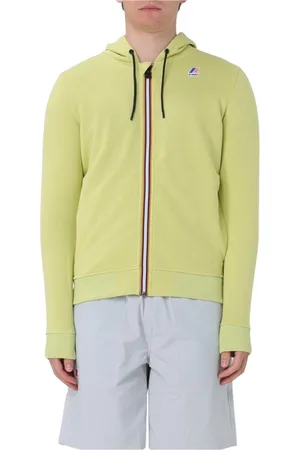 K-Way Heren, Sweatshirts & Hoodies, Geel, Maat: 2XS Katoen