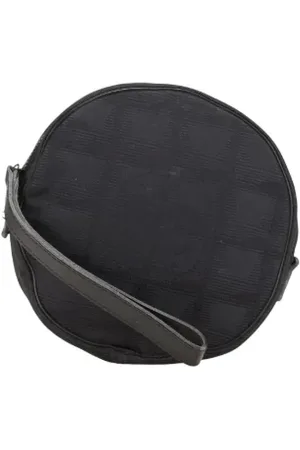 CHANEL Dames, Pre-owned, Zwart, Maat: ONE Size Leer