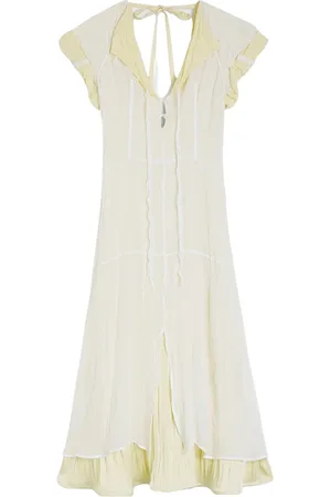 Jil Sander Dames, Jurken, Wit, Maat: S Zijde