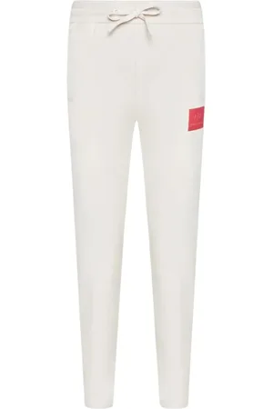 Armani Exchange Dames, Broeken, Wit, Maat: L Katoen