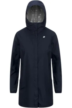 K-Way Dames, Jassen, Blauw, Maat: 6XL Poliester