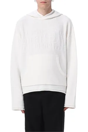 Maison Margiela Heren, Sweatshirts & Hoodies, Wit, Maat: L Katoen