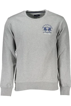 La Martina Heren, Sweatshirts & Hoodies, Grijs, Maat: L Fleece