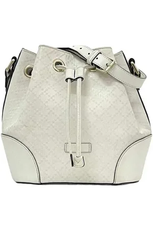Gucci Dames, Pre-owned, Wit, Maat: ONE Size Leer