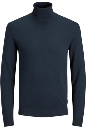 JACK & JONES Heren, Truien, Blauw, Maat: 2XL Katoen
