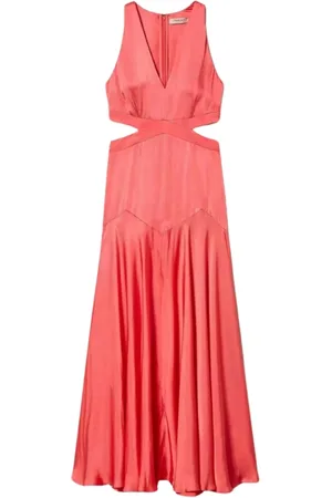 Twin-Set Dames, Jurken, Rood, Maat: S Viscose