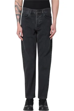 Carhartt Heren, Jeans, Zwart, Maat: W28 Katoen