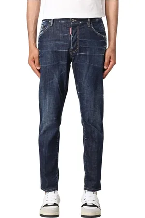 Dsquared2 Heren, Jeans, Blauw, Maat: 3XL Katoen