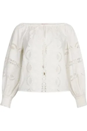 Liu Jo Dames, Blouses & Shirts, Wit, Maat: XS Katoen