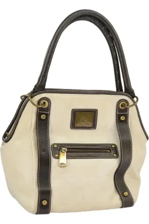 Burberry Dames, Pre-owned, , Maat: ONE Size Leer