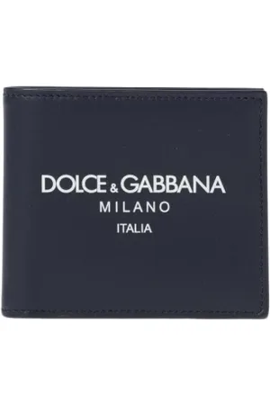 Dolce & Gabbana Heren, Accessoires, Blauw, Maat: ONE Size Leer