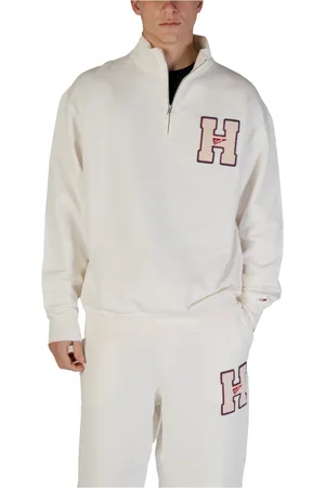 Tommy Hilfiger Heren, Sweatshirts & Hoodies, Wit, Maat: S Katoen
