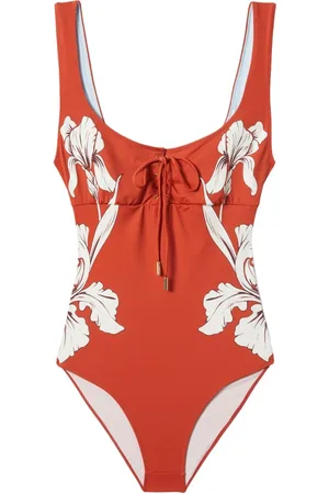 La DoubleJ Dames, Badkleding, Oranje, Maat: L