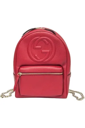 Gucci Dames, Pre-owned, Rood, Maat: ONE Size Leer