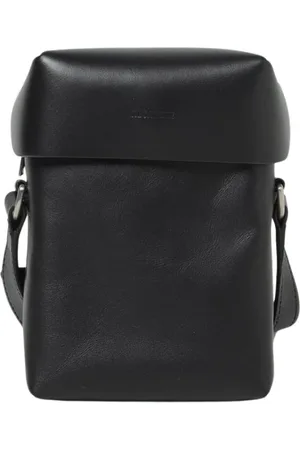Jil Sander Heren, Tassen, Zwart, Maat: ONE Size Leer
