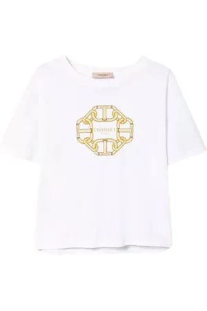 Twin-Set Dames, Tops, Wit, Maat: XS Katoen