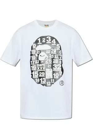 A Bathing Ape Heren, Tops, Wit, Maat: L Katoen