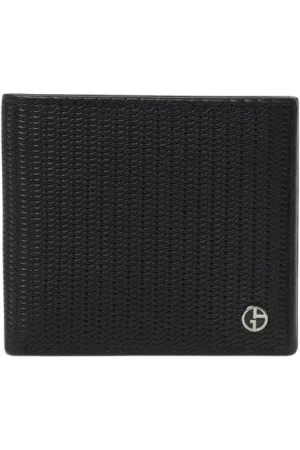 Giorgio Armani Heren, Accessoires, Zwart, Maat: ONE Size Leer