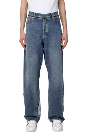 VALENTINO Heren, Jeans, Blauw, Maat: W40 Denim