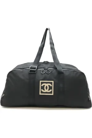 CHANEL Dames, Pre-owned, Zwart, Maat: ONE Size Nylon