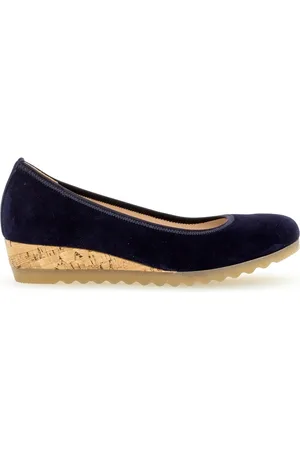 Gabor Dames, Schoenen, Blauw, Maat: 42 EU Suède