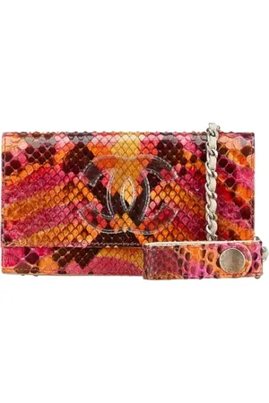 CHANEL Dames, Pre-owned, Veelkleurig, Maat: ONE Size Leer