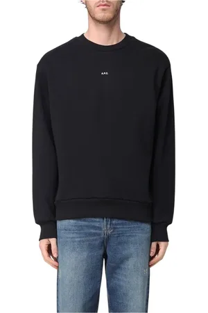 A.P.C. Heren, Sweatshirts & Hoodies, Zwart, Maat: XL Katoen