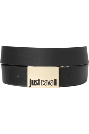 Roberto Cavalli Heren, Accessoires, Zwart, Maat: 100 CM Leer
